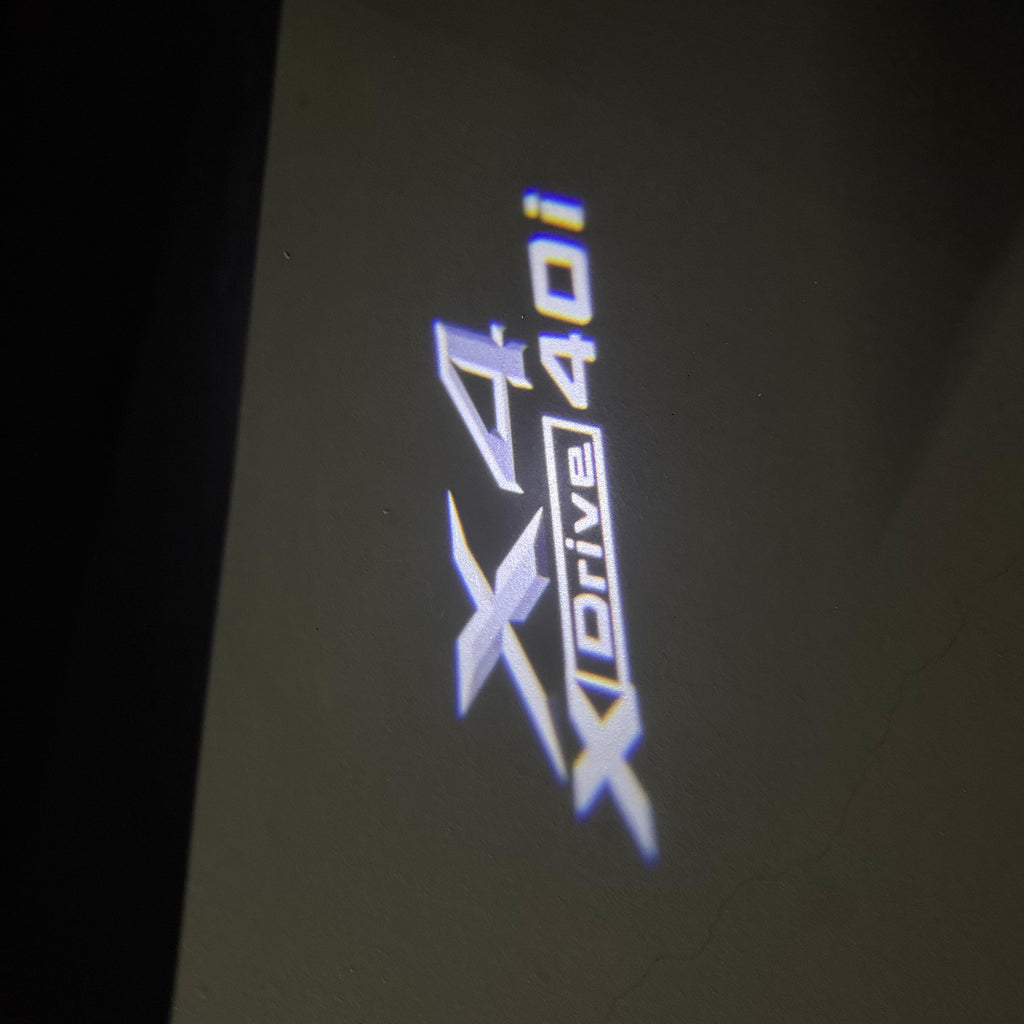 BMW M3 LOGO PROJECTOR LIGHTS Nr.24 (الكمية 1 = 1 مجموعة / 2 أضواء باب)