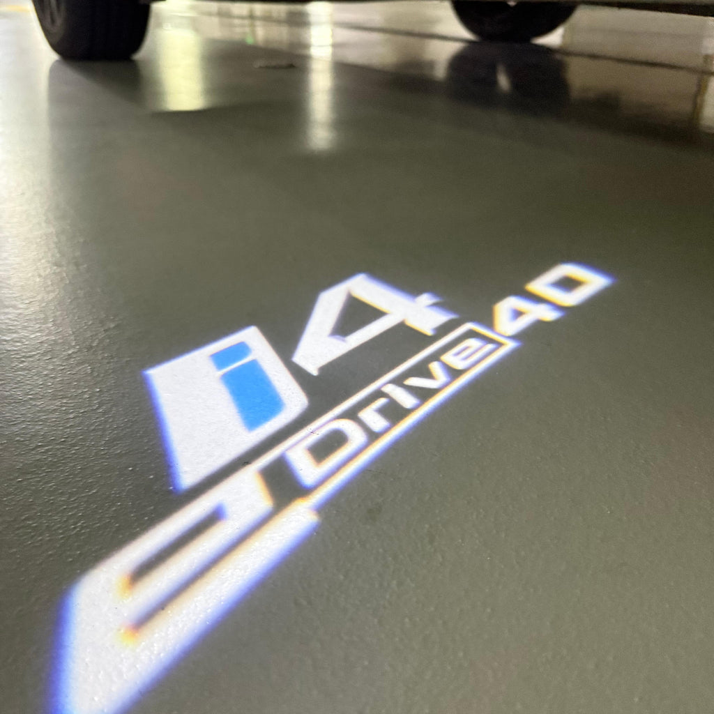 BMW M3 LOGO PROJECTOR LIGHTS Nr.24 (الكمية 1 = 1 مجموعة / 2 أضواء باب)