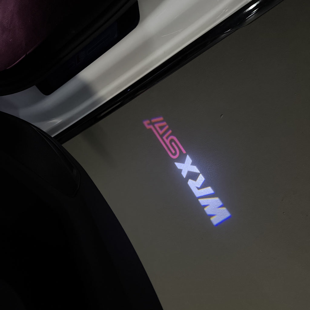 SUBARU WRX STI LOGO PROJECROTR LIGHTS (quantity 1 = 1 sets/2 door lights) Nr.03A21