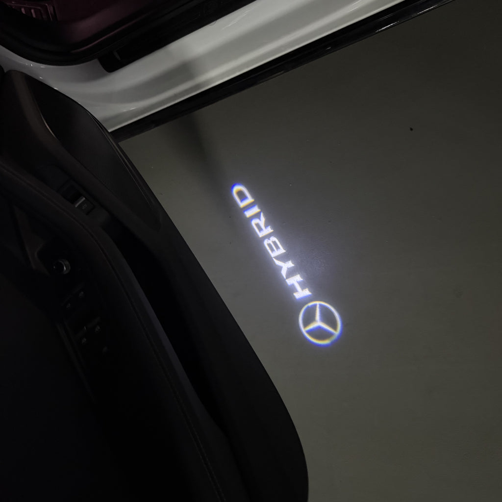MERCEDES BENZ HYBRID LOGO PROJECTOT LIGHTS(quantity 1 = 1 sets/2 door lights) Nr.03f 024