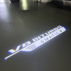 MERCEDES BENZ V8 BITURBO LOGO PROJECTOT LIGHTS(quantity 1 = 1 sets/2 door lights) Nr.03f 04