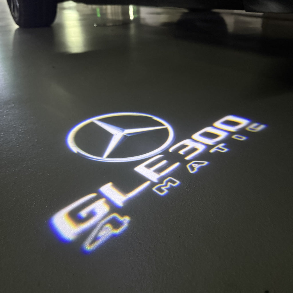 MERCEDES BENZ GLE 300 LOGO PROJECTOR LIGHTS  (quantity 1 = 1 sets/2 door lights)Nr.03f044