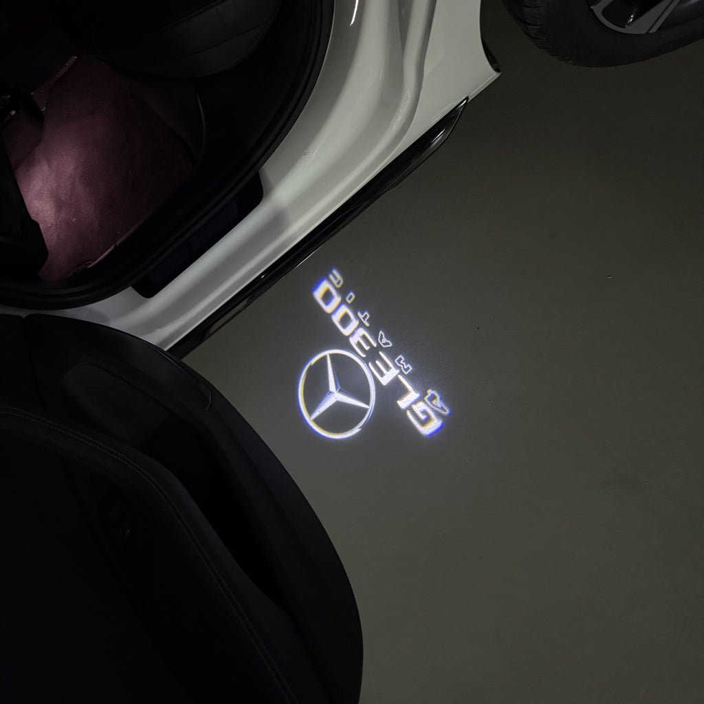 MERCEDES BENZ GLE 300 LOGO PROJECTOR LIGHTS  (quantity 1 = 1 sets/2 door lights)Nr.03f044