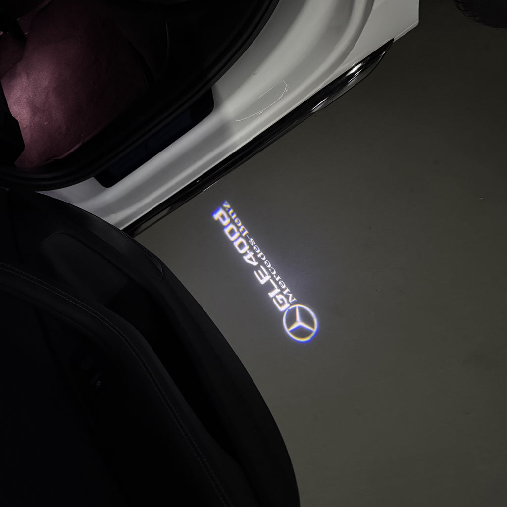 MERCEDES BENZ GLE 400d LOGO PROJECTOR LIGHTS  (quantity 1 = 1 sets/2 door lights)Nr.03f049