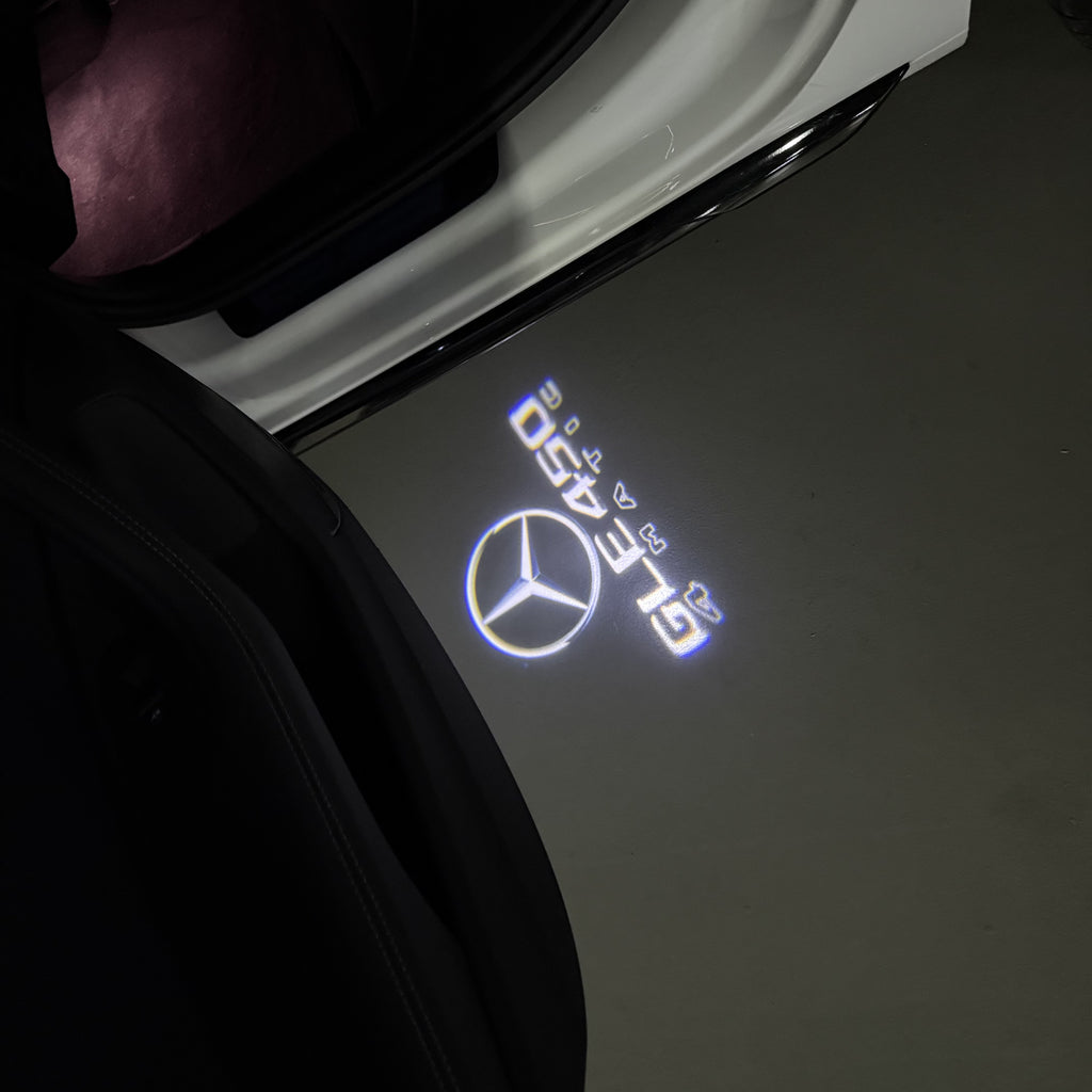 MERCEDES BENZ GLE 450 LOGO PROJECTOR LIGHTS  (quantity 1 = 1 sets/2 door lights)Nr.03f050