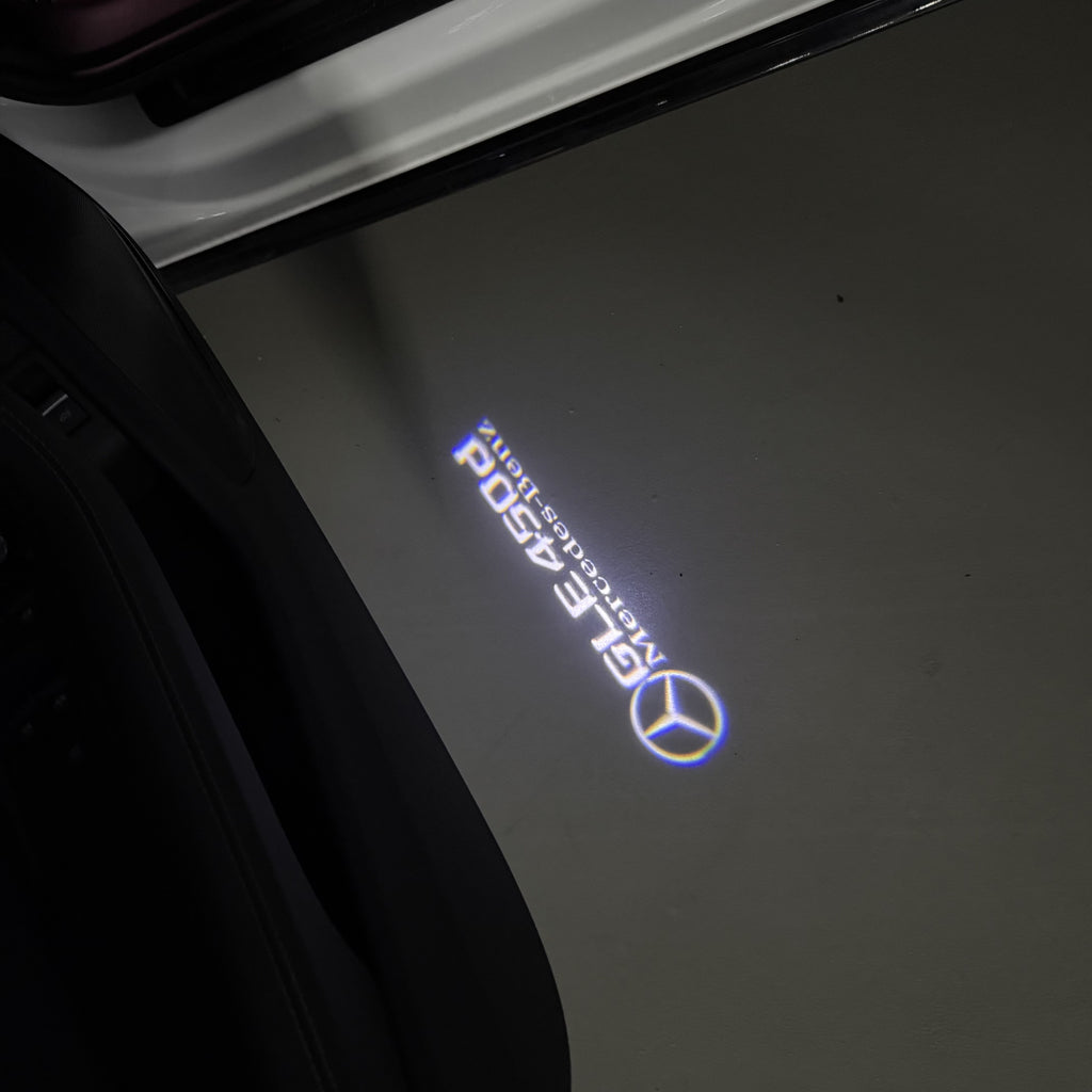 MERCEDES BENZ GLE 450d LOGO PROJECTOR LIGHTS  (quantity 1 = 1 sets/2 door lights)Nr.03f052