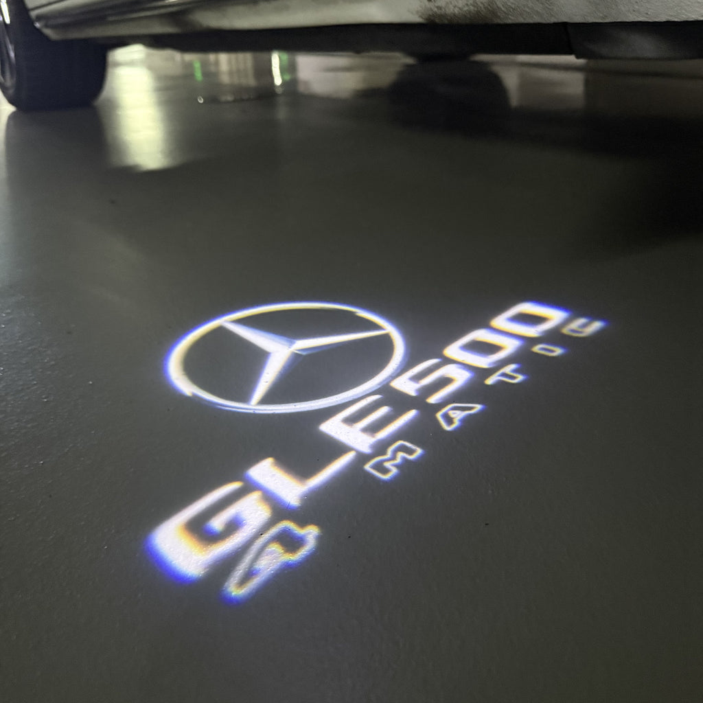 MERCEDES BENZ GLE 500 LOGO PROJECTOR LIGHTS  (quantity 1 = 1 sets/2 door lights)Nr.03f053