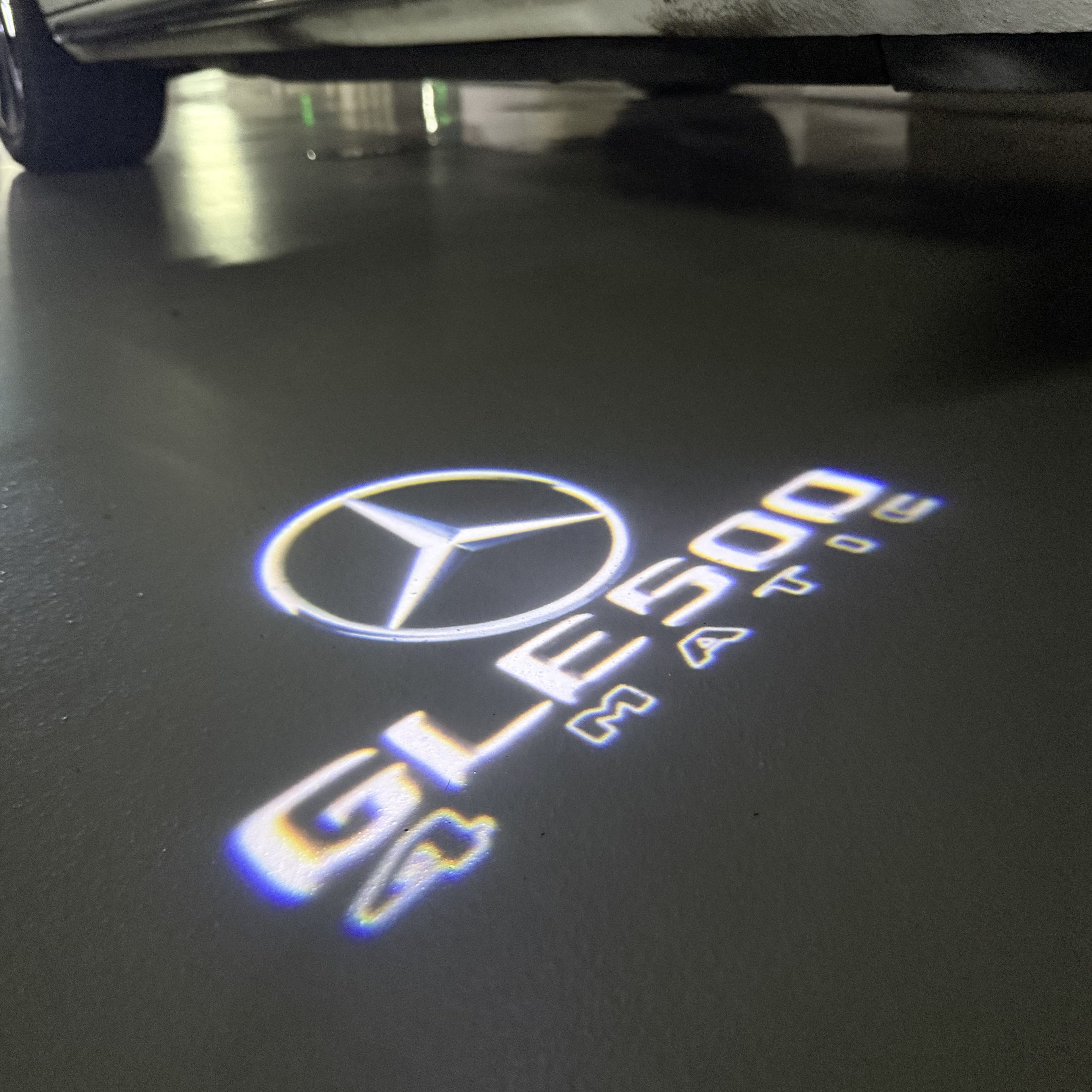 MERCEDES BENZ GLE 500 LOGO PROJECTOR LIGHTS  (quantity 1 = 1 sets/2 door lights)Nr.03f053