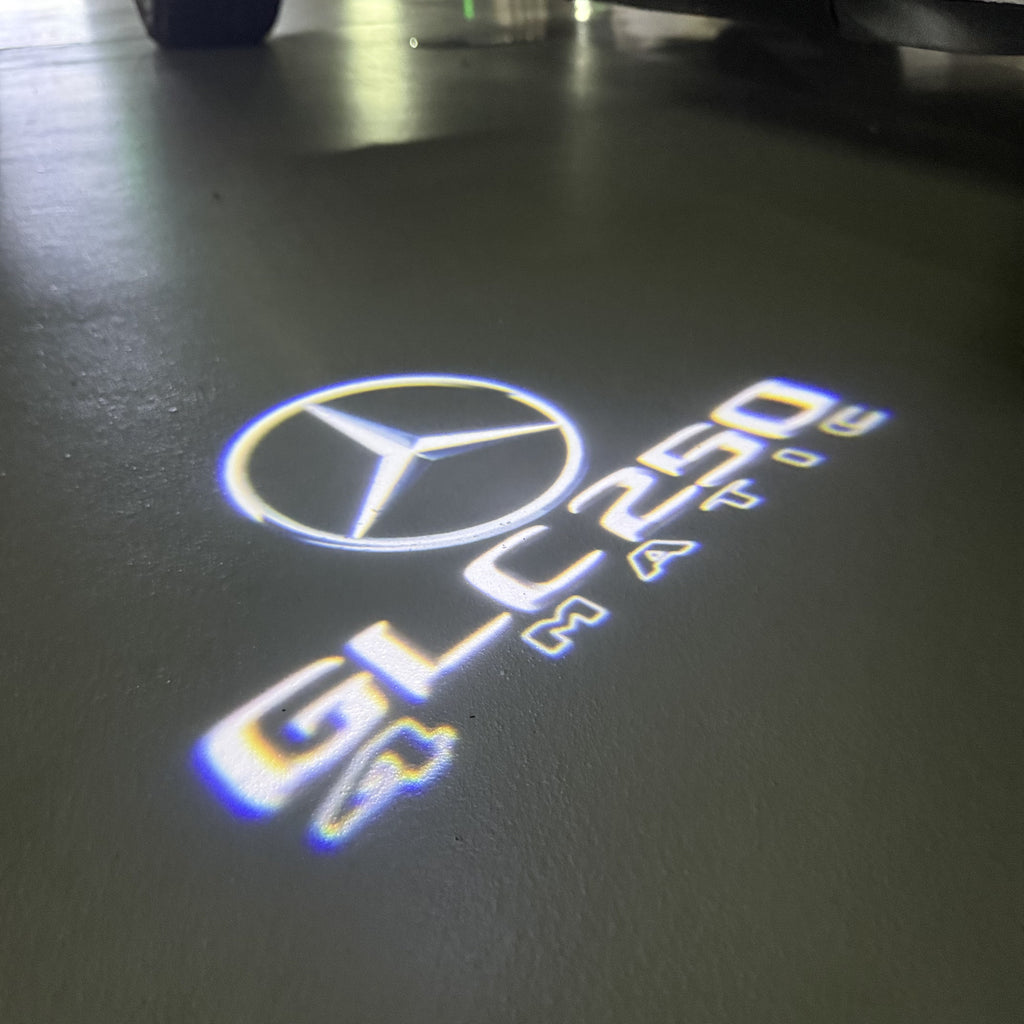 MERCEDES BENZ GLC 250 LOGO PROJECTOR LIGHTS  (quantity 1 = 1 sets/2 door lights)Nr.03f041