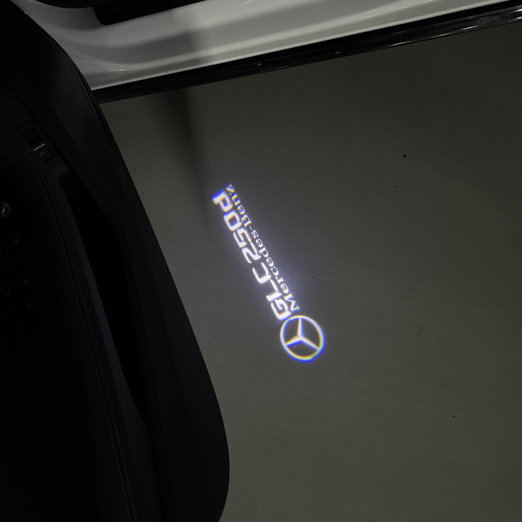 MERCEDES BENZ GLC 250d LOGO PROJECTOR LIGHTS  (quantity 1 = 1 sets/2 door lights)Nr.03f042