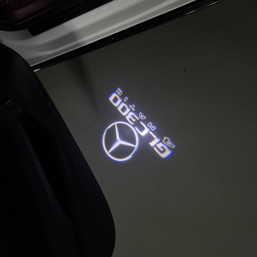 MERCEDES BENZ GLC 300 LOGO PROJECTOR LIGHTS  (quantity 1 = 1 sets/2 door lights)Nr.03f044