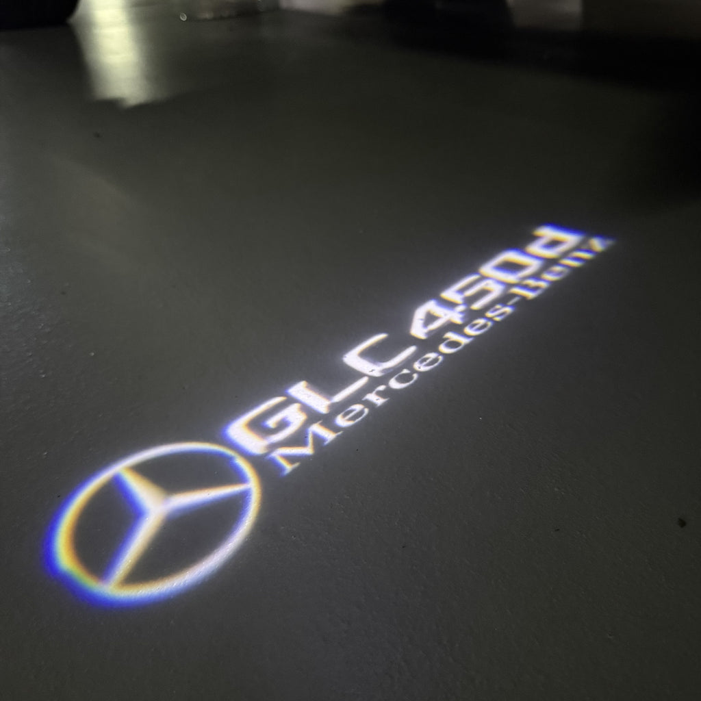 MERCEDES BENZ GLC 450d LOGO PROJECTOR LIGHTS  (quantity 1 = 1 sets/2 door lights)Nr.03f055
