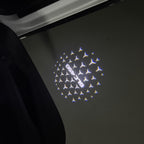 MERCEDES BENZ GLC 450 LOGO PROJECTOR LIGHTS  (quantity 1 = 1 sets/2 door lights)Nr.03f054