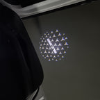 MERCEDES BENZ GLC 350 LOGO PROJECTOR LIGHTS  (quantity 1 = 1 sets/2 door lights)Nr.03f048