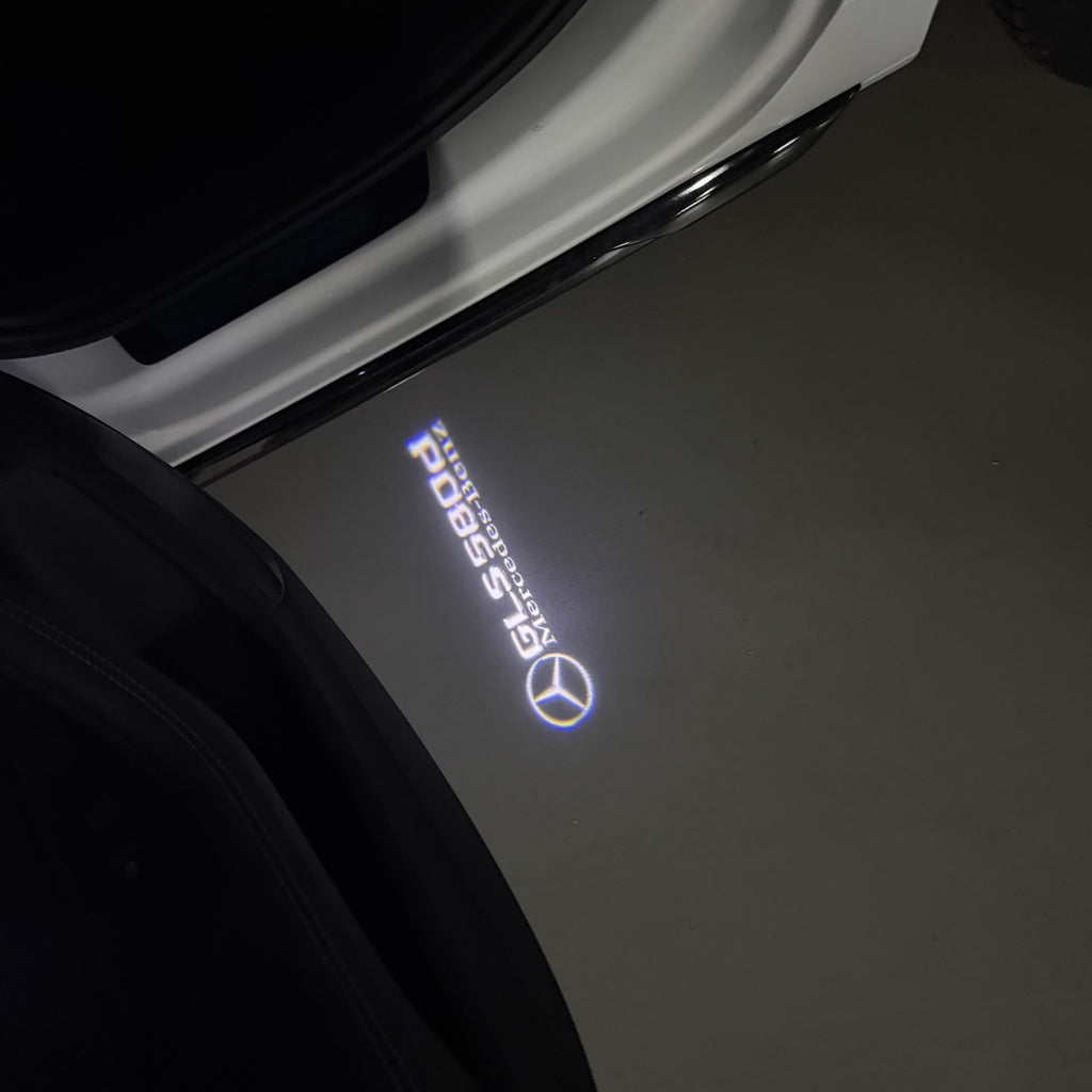 MERCEDES BENZ GLS 580d LOGO PROJECTOR LIGHTS  (quantity 1 = 1 sets/2 door lights)Nr.03f046