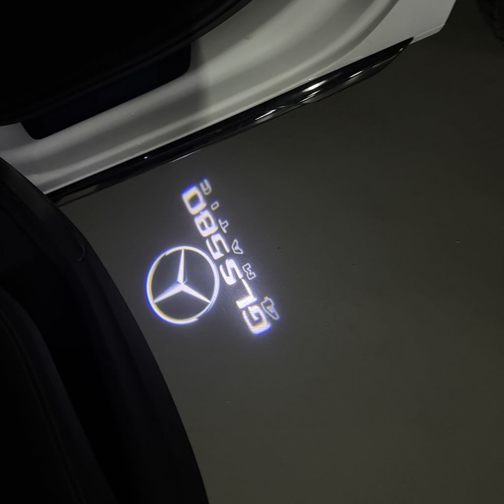 MERCEDES BENZ GLS 580 LOGO PROJECTOR LIGHTS  (quantity 1 = 1 sets/2 door lights)Nr.03f044