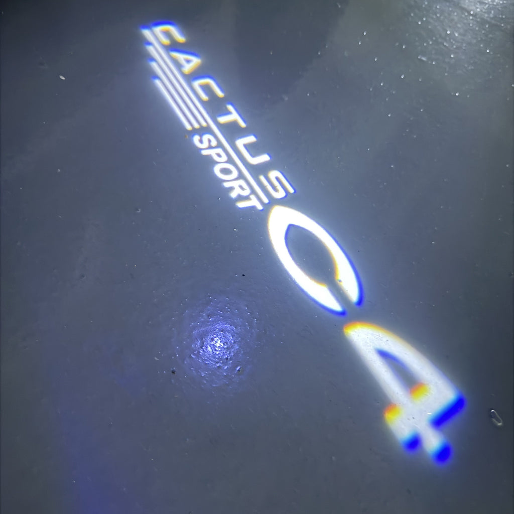 BMW M3 LOGO PROJECTOR LIGHTS Nr.24 (الكمية 1 = 1 مجموعة / 2 أضواء باب)