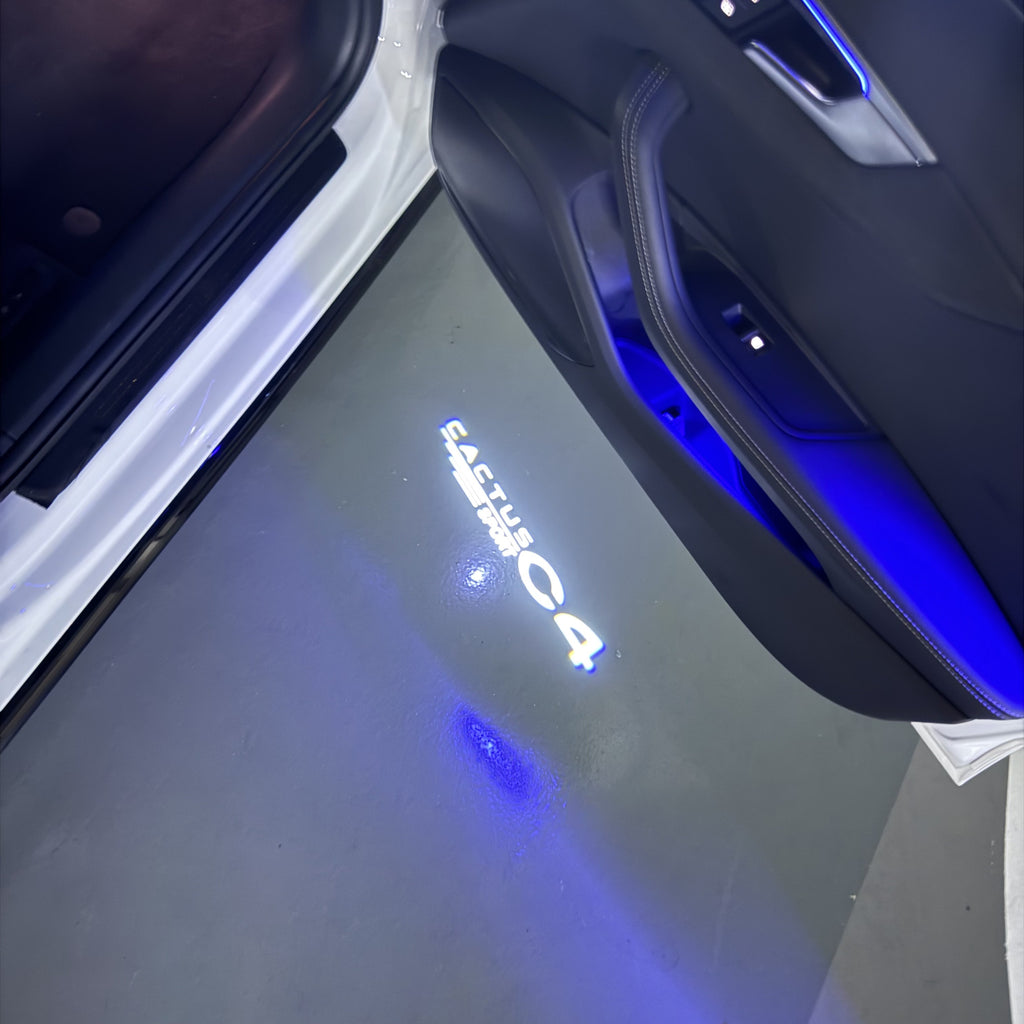 BMW M3 LOGO PROJECTOR LIGHTS Nr.24 (الكمية 1 = 1 مجموعة / 2 أضواء باب)