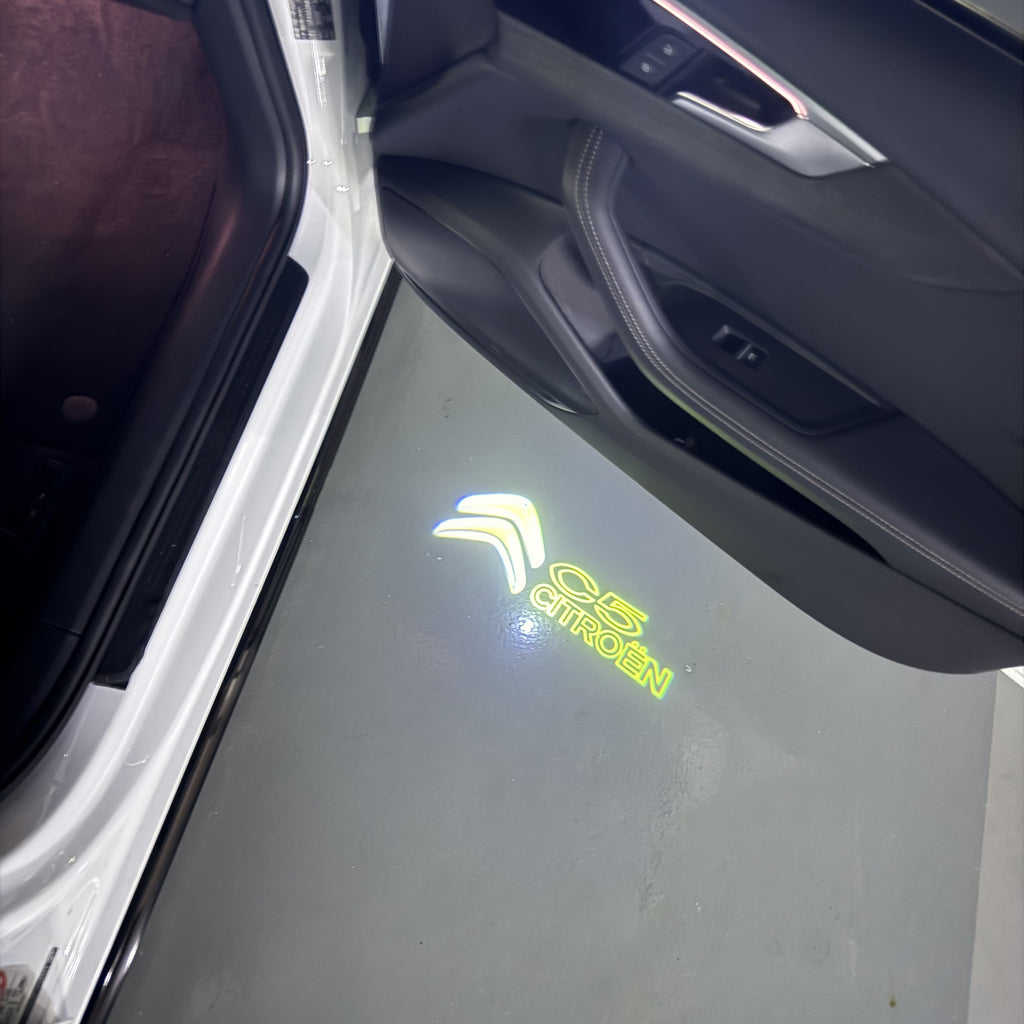 CITROËN  C5  LOGO PROJECTOT LIGHTS (quantity 1 = 1 sets/2 door lights) Nr.6024q0t0156