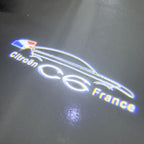 CITROËN  C6 France  LOGO PROJECTOT LIGHTS (quantity 1 = 1 sets/2 door lights) Nr.6024q0t0118