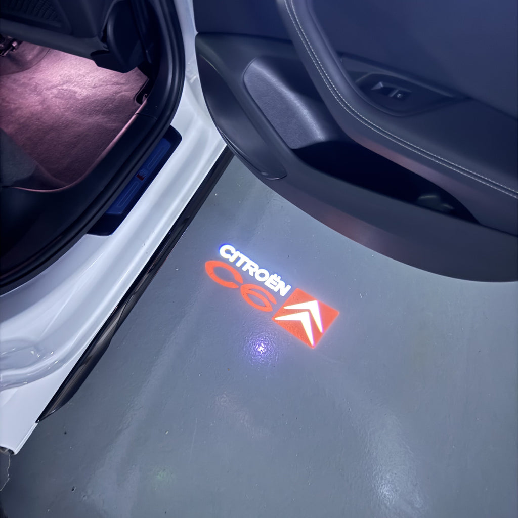 CITROËN  C6  LOGO PROJECTOT LIGHTS (quantity 1 = 1 sets/2 door lights) Nr.6024q0t0135