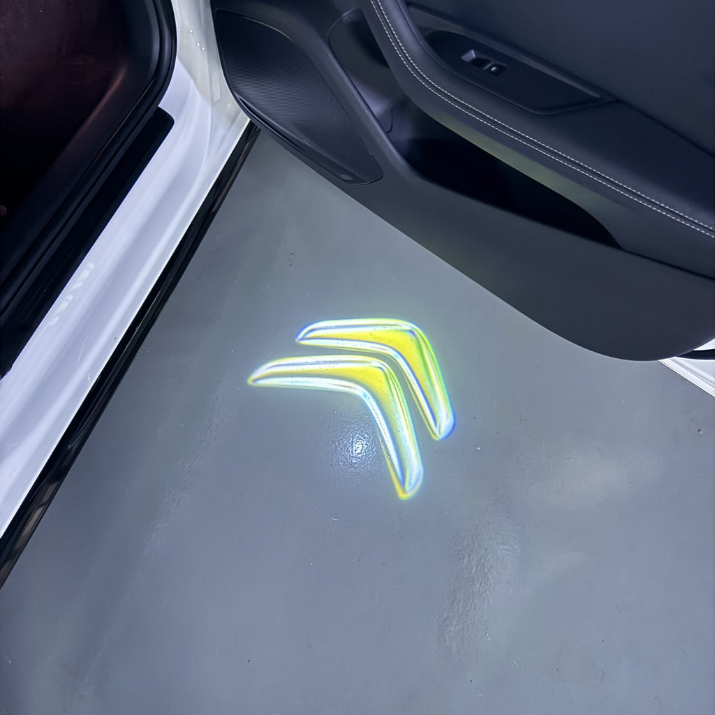 CITROËN Original   LOGO PROJECTOT LIGHTS (quantity 1 = 1 sets/2 door lights) Nr.6024q0t0142