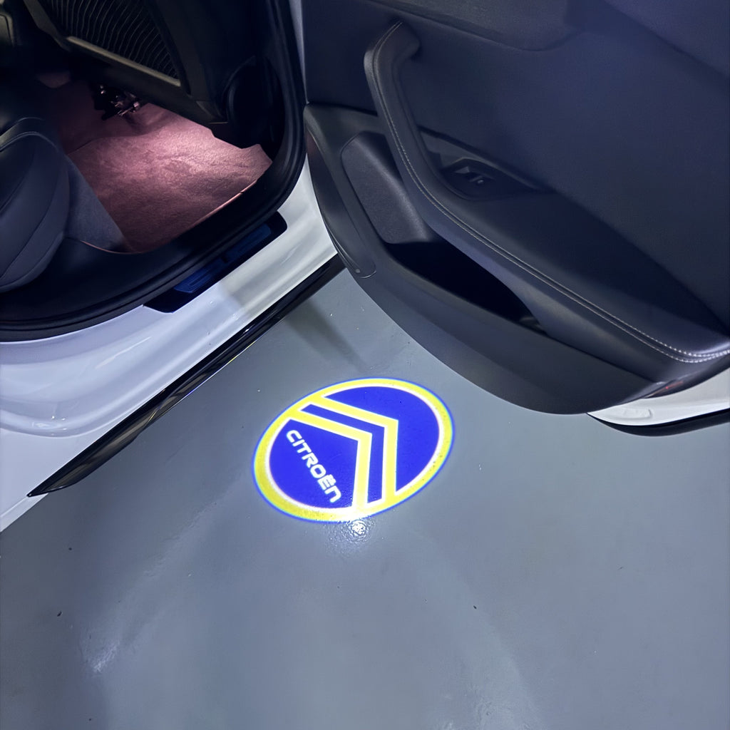 CITROËN Original   LOGO PROJECTOT LIGHTS (quantity 1 = 1 sets/2 door lights) Nr.6024q0t0120