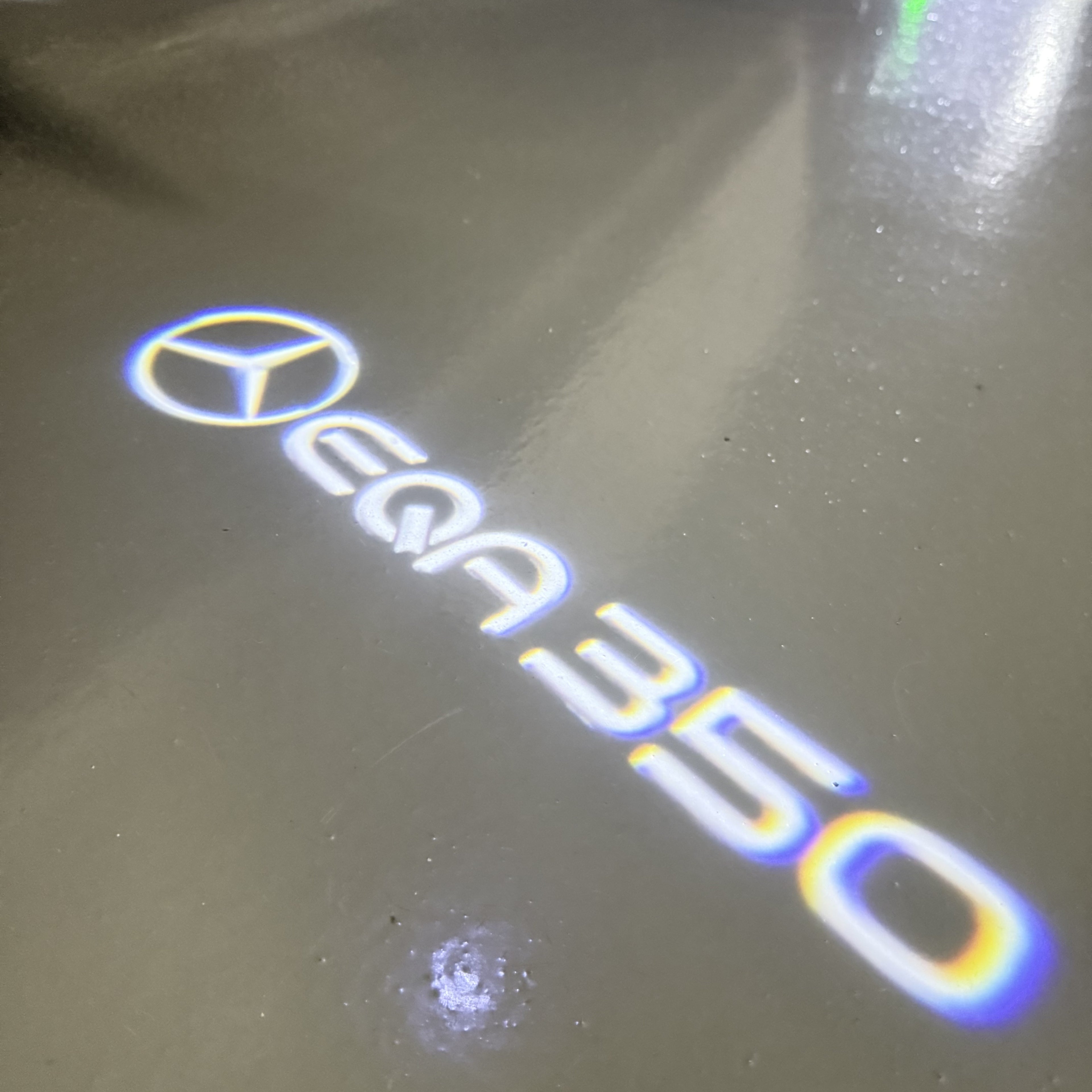 MERCEDES BENZ EQA 350 LOGO PROJECTOR LIGHTS  (quantity 1 = 1 sets/2 door lights)Nr.03f010