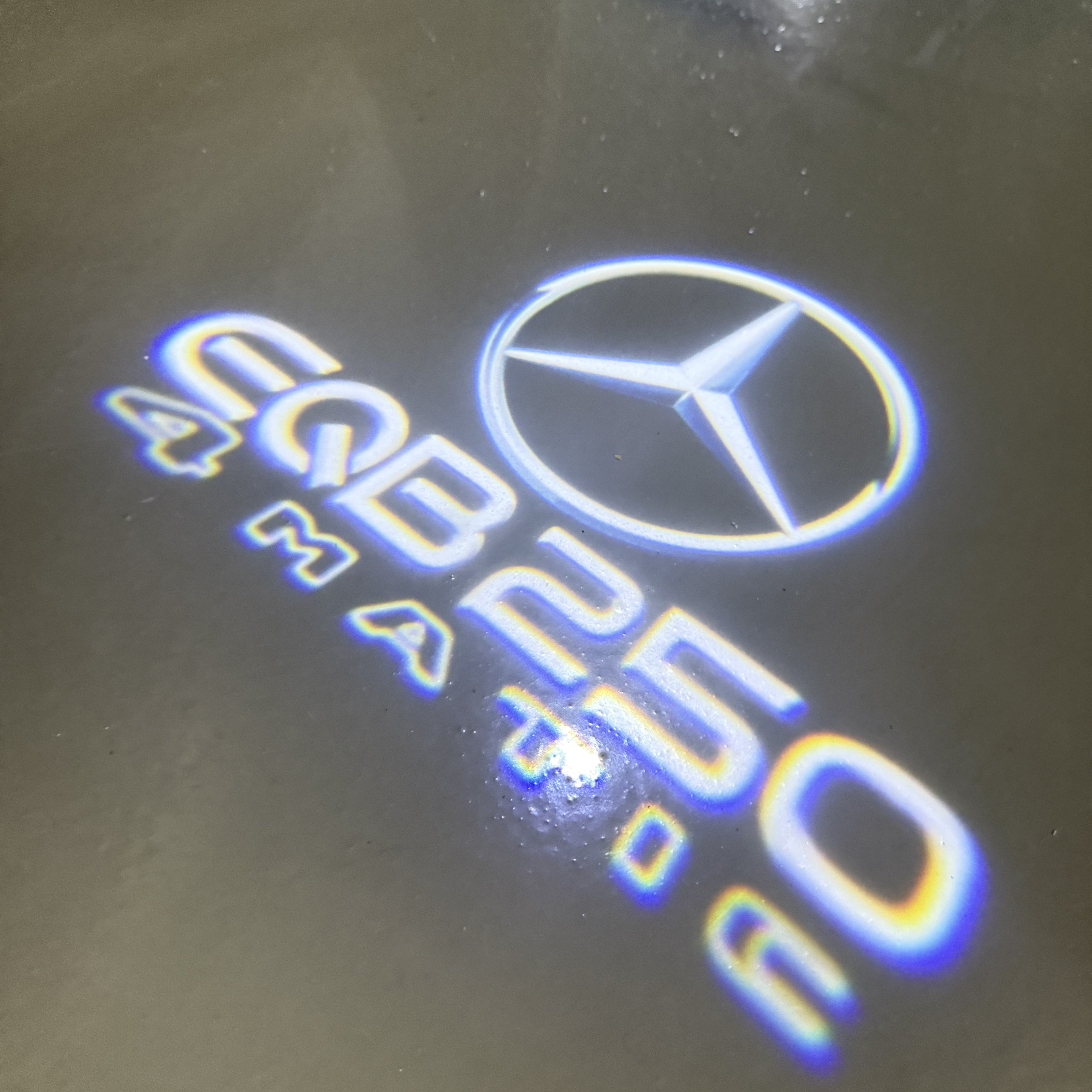 MERCEDES BENZ EQB 250  LOGO PROJECTOR LIGHTS  (quantity 1 = 1 sets/2 door lights)Nr.03f010