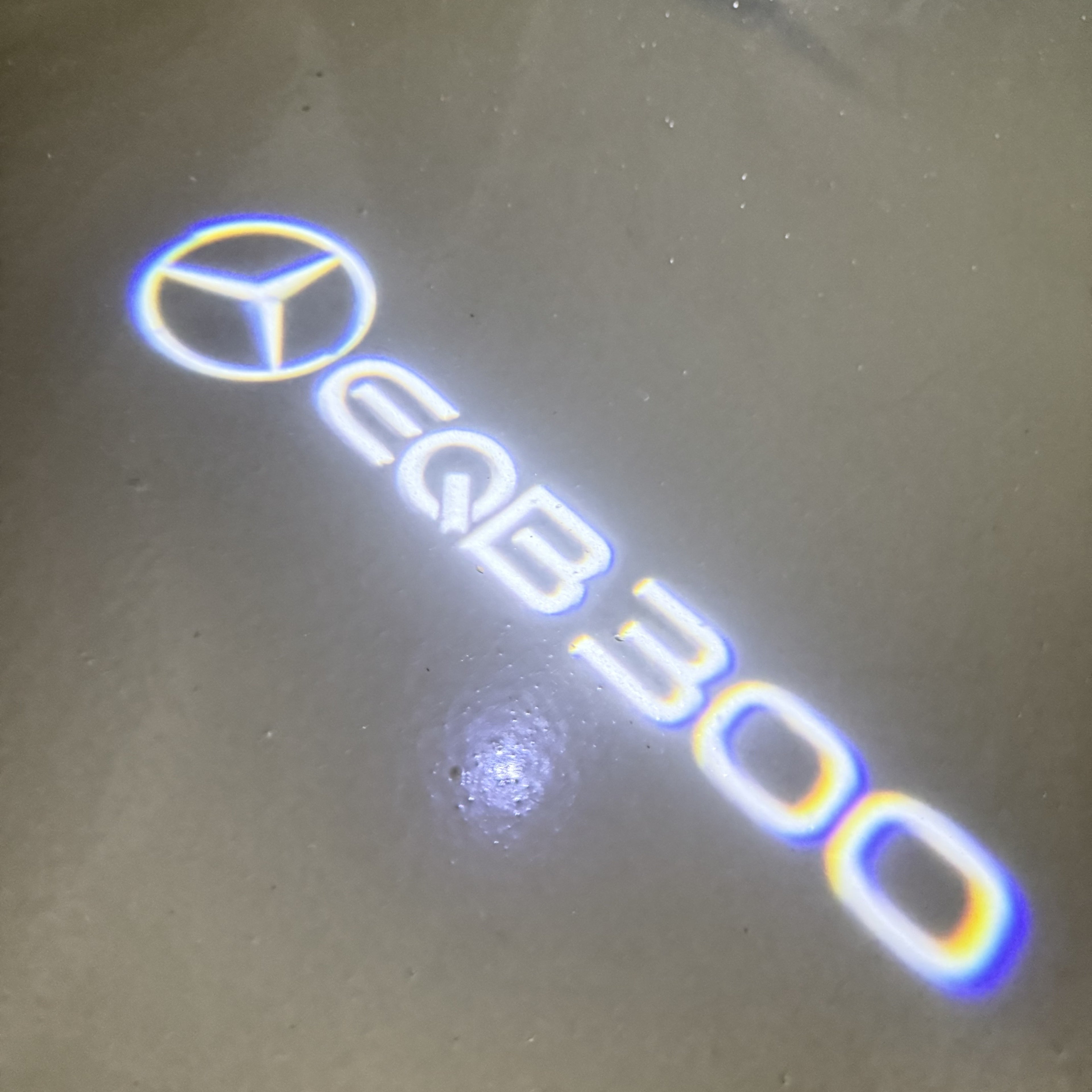 MERCEDES BENZ EQB 300  LOGO PROJECTOR LIGHTS  (quantity 1 = 1 sets/2 door lights)Nr.03f018