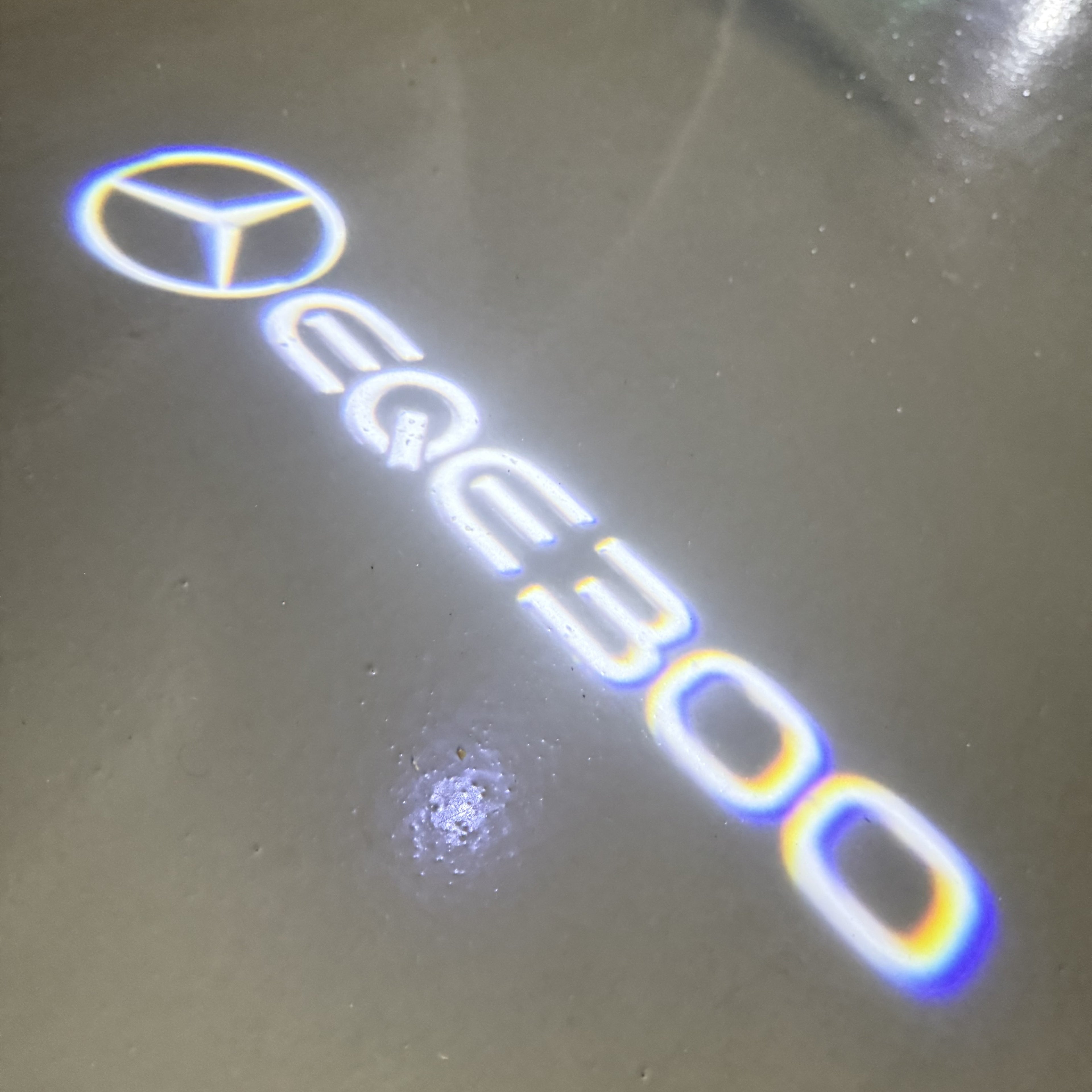 MERCEDES BENZ EQE 300  LOGO PROJECTOR LIGHTS  (quantity 1 = 1 sets/2 door lights)Nr.03f015
