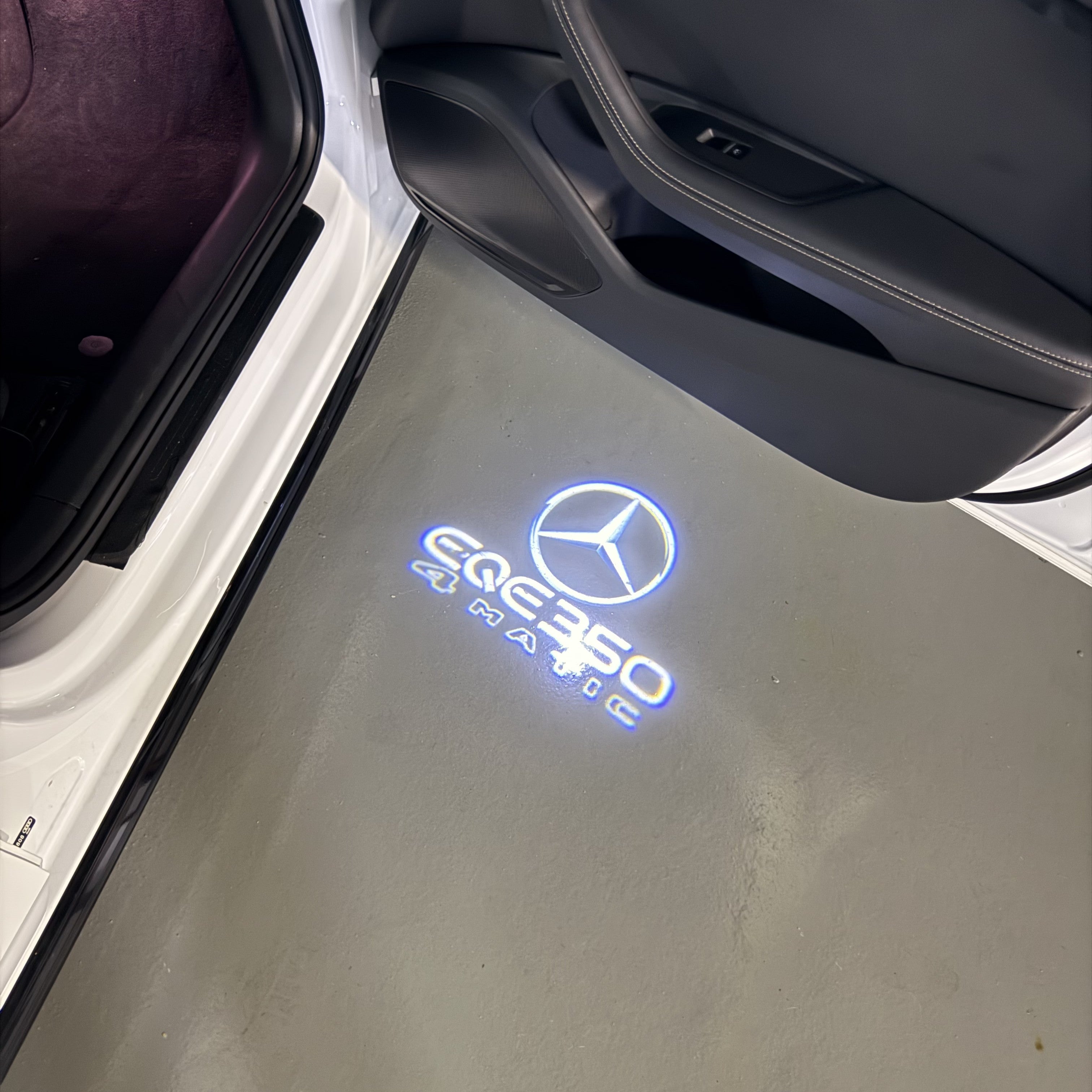 MERCEDES BENZ EQE 350  LOGO PROJECTOR LIGHTS  (quantity 1 = 1 sets/2 door lights)Nr.03f016