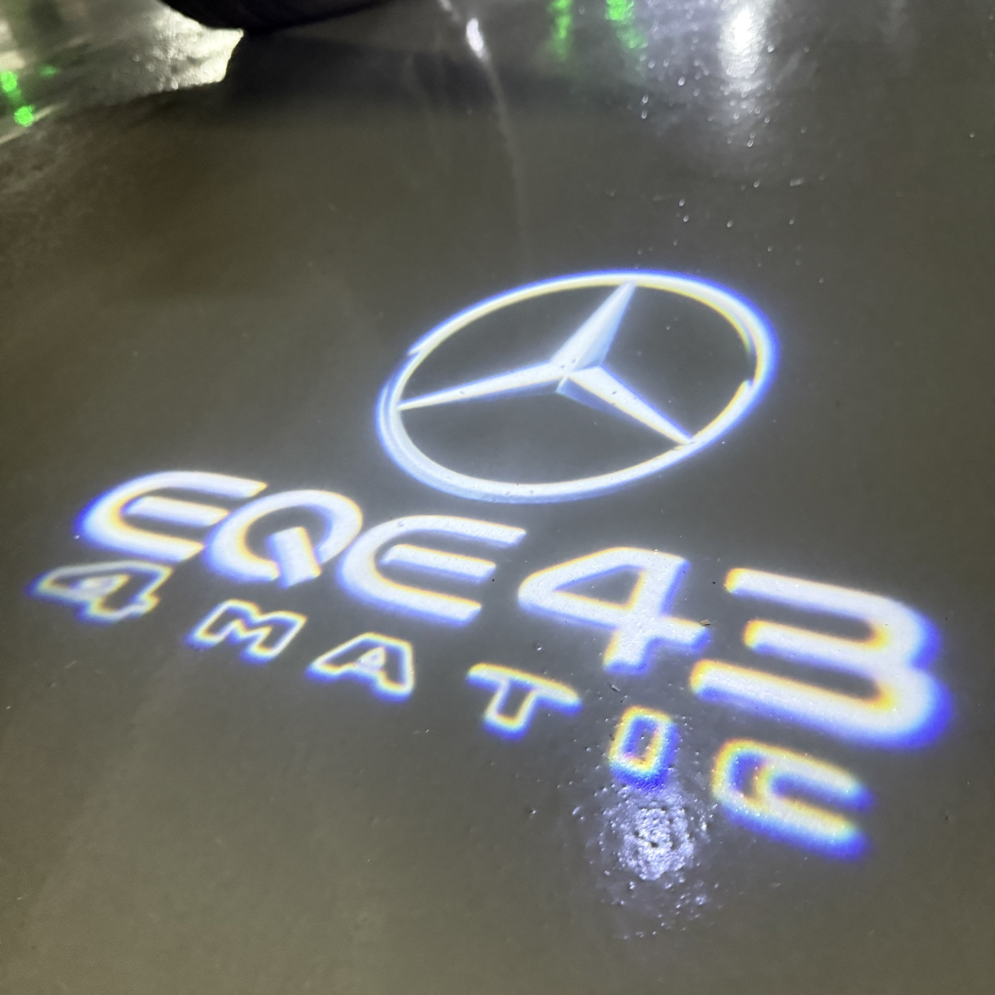 MERCEDES BENZ EQE 43  LOGO PROJECTOR LIGHTS  (quantity 1 = 1 sets/2 door lights)Nr.03f08