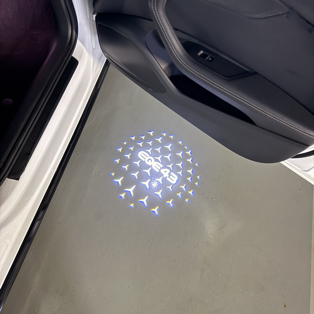 MERCEDES BENZ EQE 43  LOGO PROJECTOR LIGHTS  (quantity 1 = 1 sets/2 door lights)Nr.03f010