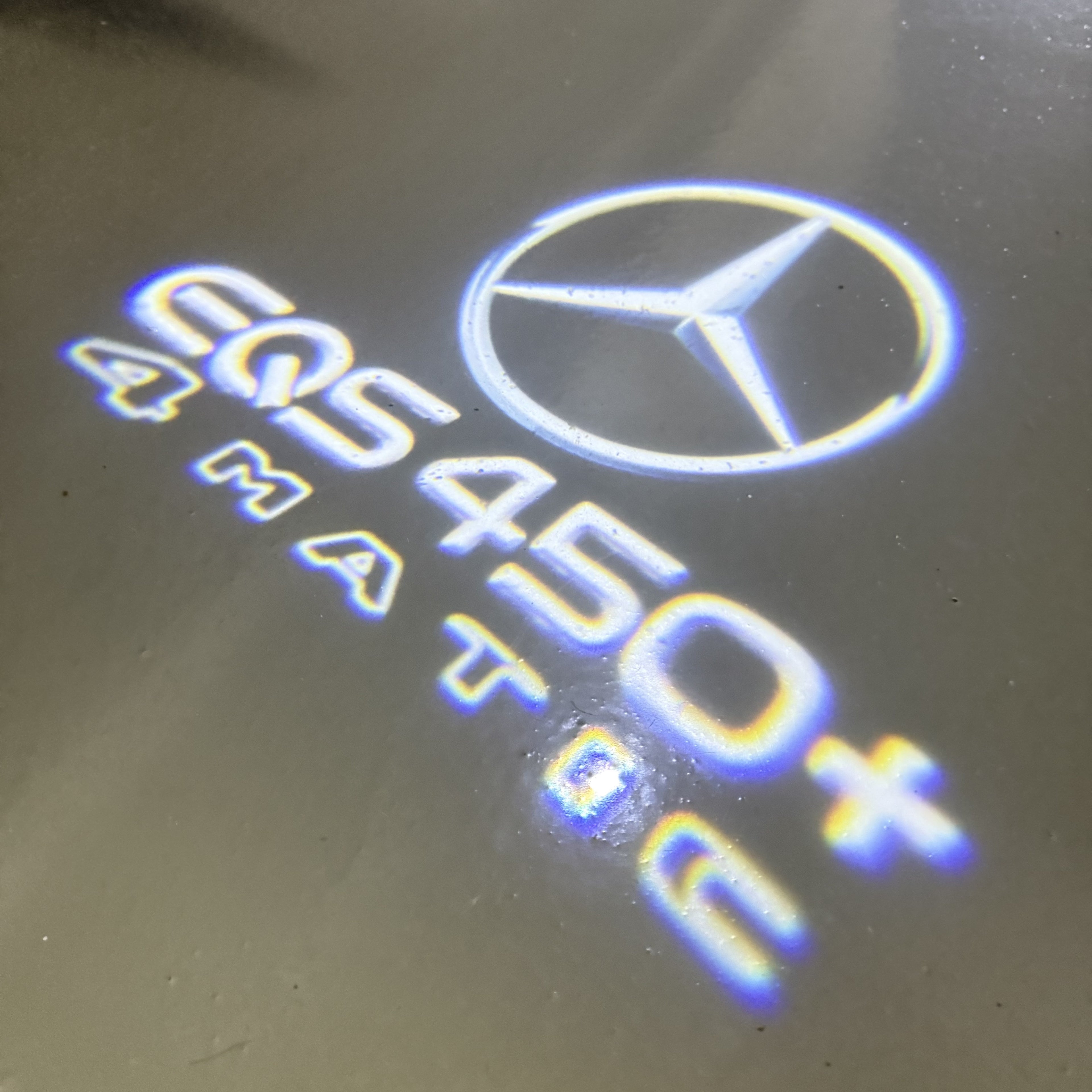 MERCEDES BENZ EQS 450  LOGO PROJECTOR LIGHTS  (quantity 1 = 1 sets/2 door lights)Nr.03f06