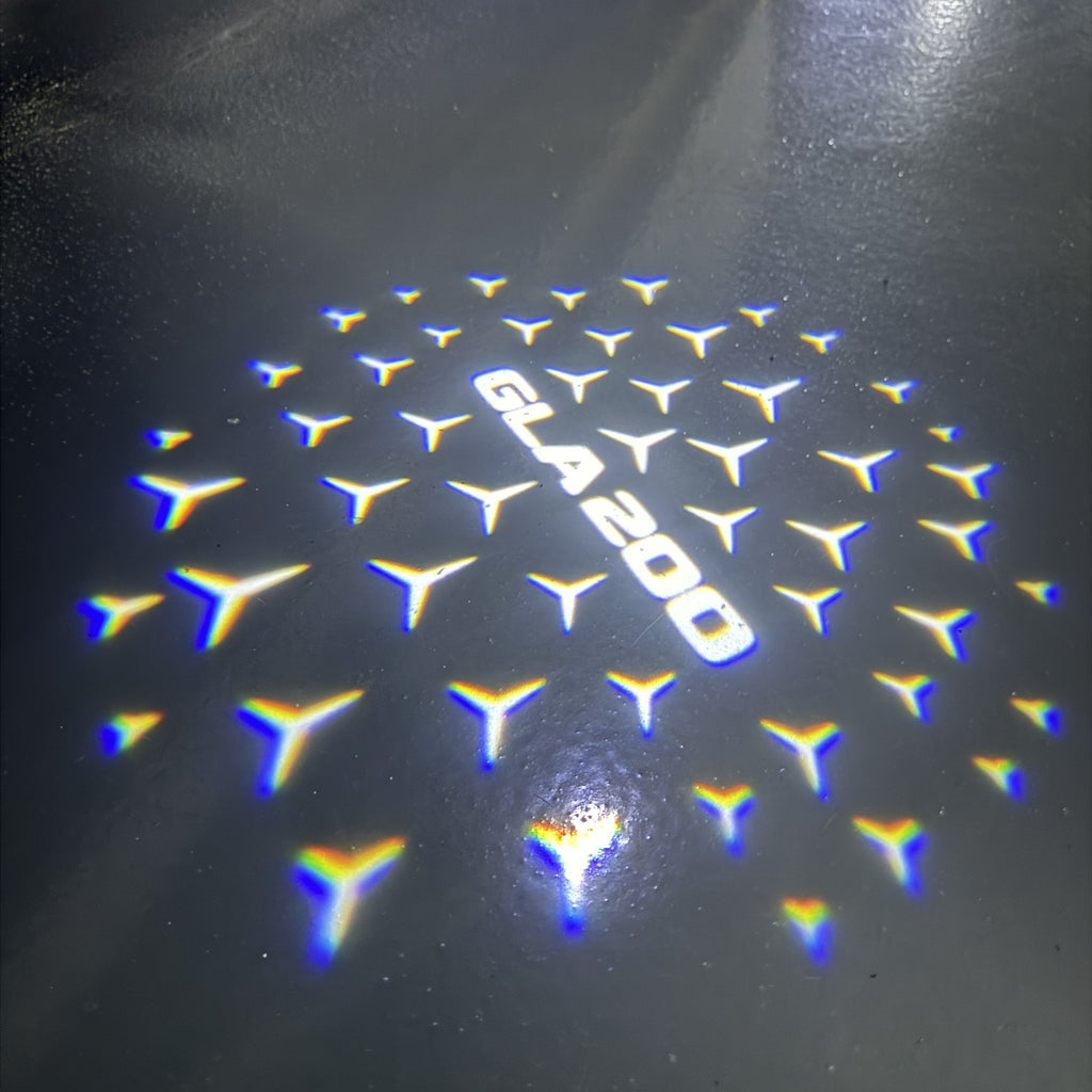 MERCEDES BENZ GLA 200 LOGO PROJECTOR LIGHTS  (quantity 1 = 1 sets/2 door lights)Nr.03f016