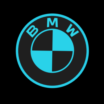 BMW M3 LOGO PROJECTOR LIGHTS Nr.24 (الكمية 1 = 1 مجموعة / 2 أضواء باب)