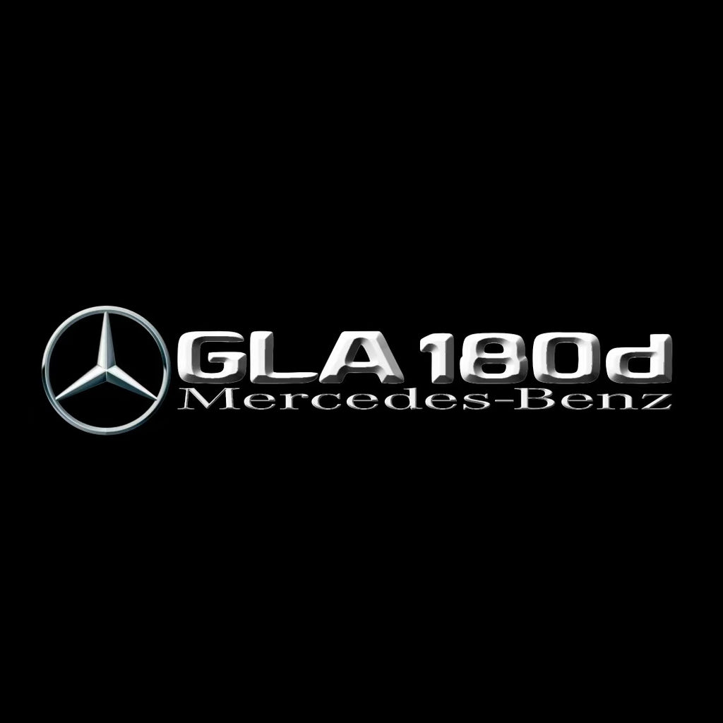MERCEDES BENZ GLA 180d LOGO PROJECTOR LIGHTS  (quantity 1 = 1 sets/2 door lights)Nr.03f015