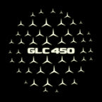 MERCEDES BENZ GLC 450 LOGO PROJECTOR LIGHTS  (quantity 1 = 1 sets/2 door lights)Nr.03f054