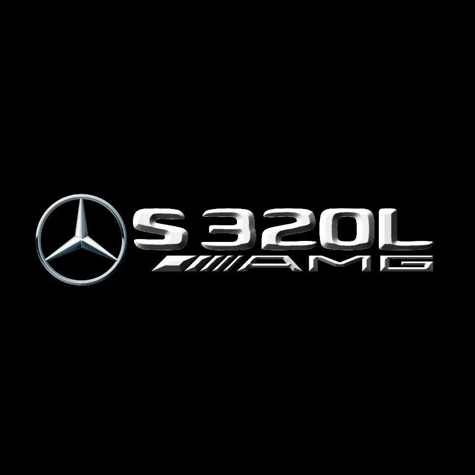 MERCEDES BENZ S 320L LOGO PROJECTOR LIGHTS  (quantity 1 = 1 sets/2 door lights)Nr.03f023