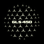 MERCEDES BENZ GLS 450 LOGO PROJECTOR LIGHTS  (quantity 1 = 1 sets/2 door lights)Nr.03f039