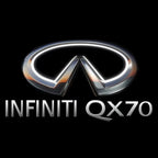 INFINITI  QX70 LOGO PROJECROTR LIGHTS  (quantity 1 = 1 sets/2 door lights)Nr.74A29