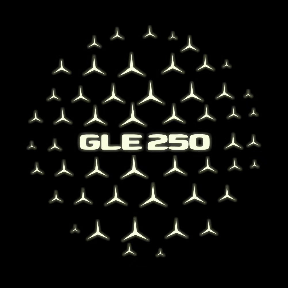 MERCEDES BENZ GLE 250 LOGO PROJECTOR LIGHTS  (quantity 1 = 1 sets/2 door lights)Nr.03f043