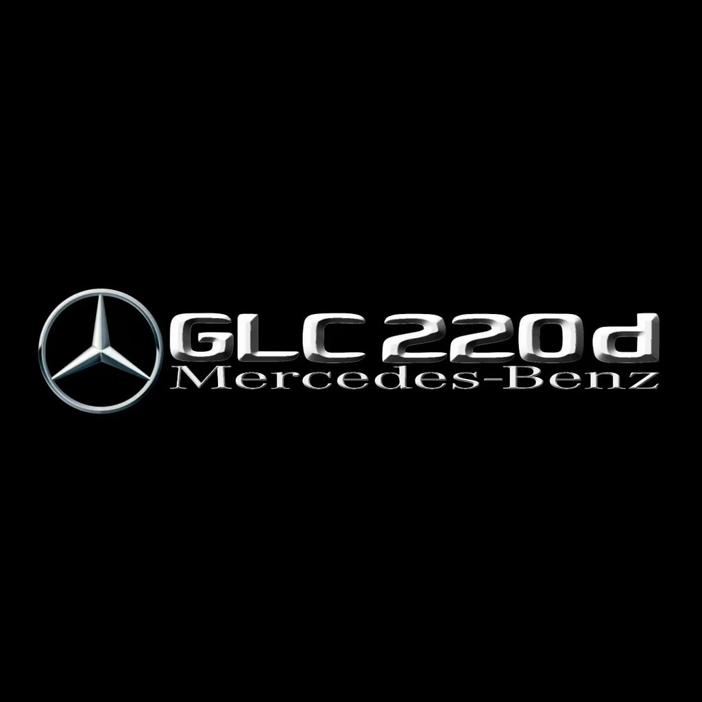 MERCEDES BENZ GLC 220d LOGO PROJECTOR LIGHTS  (quantity 1 = 1 sets/2 door lights)Nr.03f039