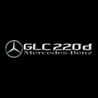 MERCEDES BENZ GLC 220d LOGO PROJECTOR LIGHTS  (quantity 1 = 1 sets/2 door lights)Nr.03f039