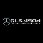 MERCEDES BENZ GLS 450d LOGO PROJECTOR LIGHTS  (quantity 1 = 1 sets/2 door lights)Nr.03f040