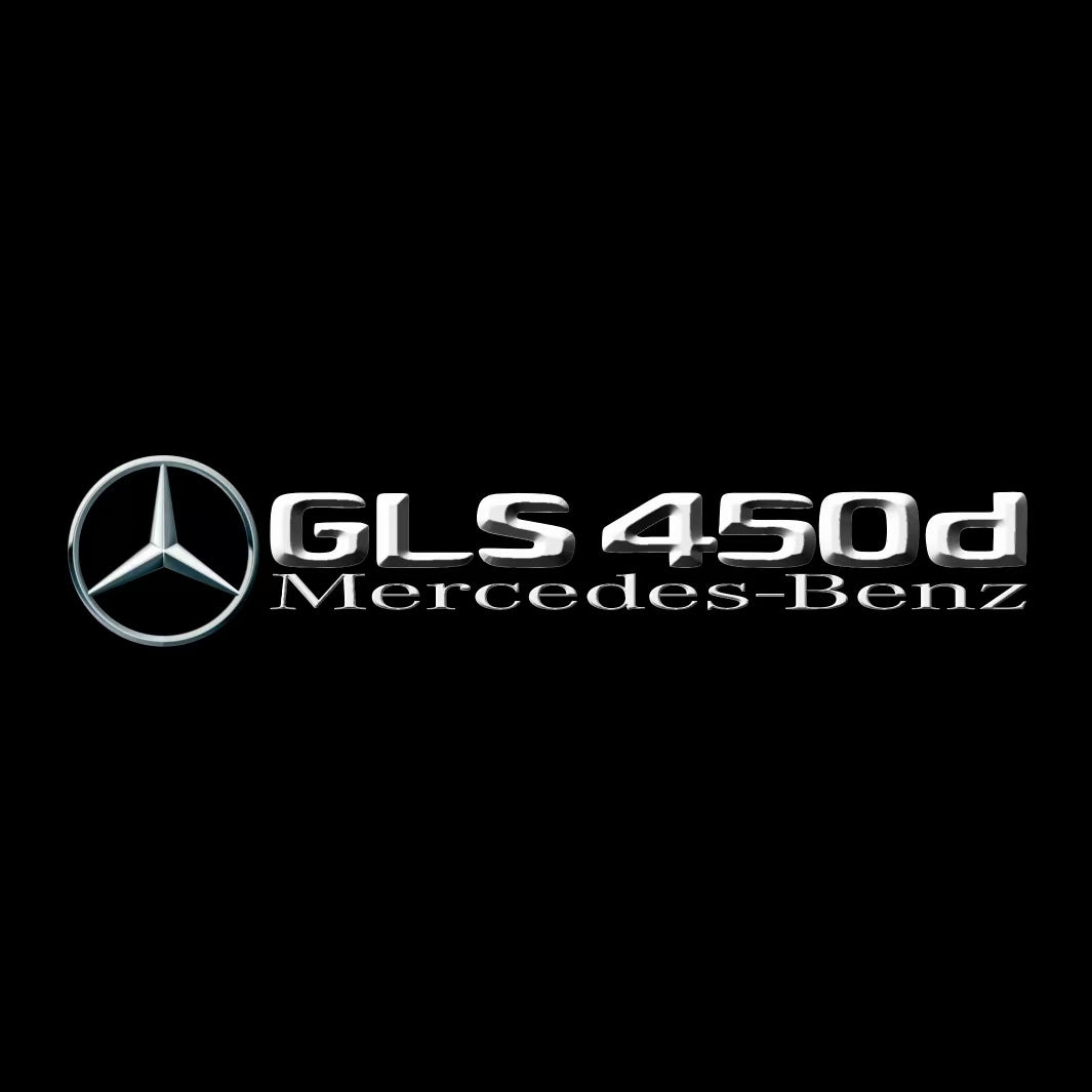 MERCEDES BENZ GLS 450d LOGO PROJECTOR LIGHTS  (quantity 1 = 1 sets/2 door lights)Nr.03f040