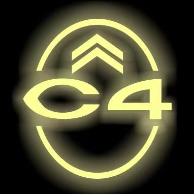 CITROËN C4   LOGO PROJECTOT LIGHTS (quantity 1 = 1 sets/2 door lights) Nr.6024q0t0124