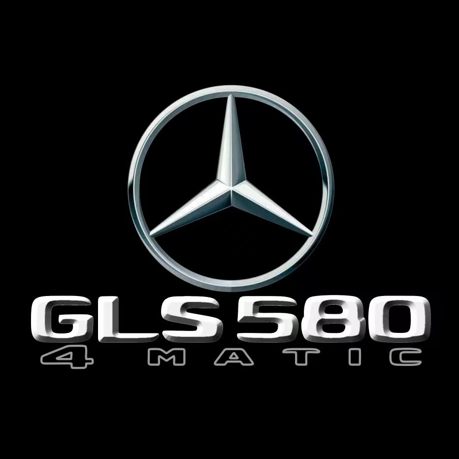 MERCEDES BENZ GLS 580 LOGO PROJECTOR LIGHTS  (quantity 1 = 1 sets/2 door lights)Nr.03f044