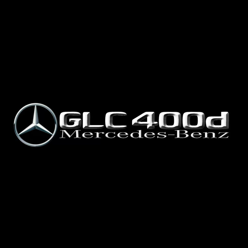 MERCEDES BENZ GLC 400d LOGO PROJECTOR LIGHTS  (quantity 1 = 1 sets/2 door lights)Nr.03f051